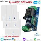 EWelink Smart WiFi Relay Smart Switch DC 5V 12V 24V 48V WirelessRemote Control 1 Way Alexa Googole Home Voice Control