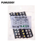 100pcs 5colors Each 20pcs 5730 5050 3528 1210 1206 SMD LED Diode Kit Red Green Blue White Yellow 0805 0603 0402