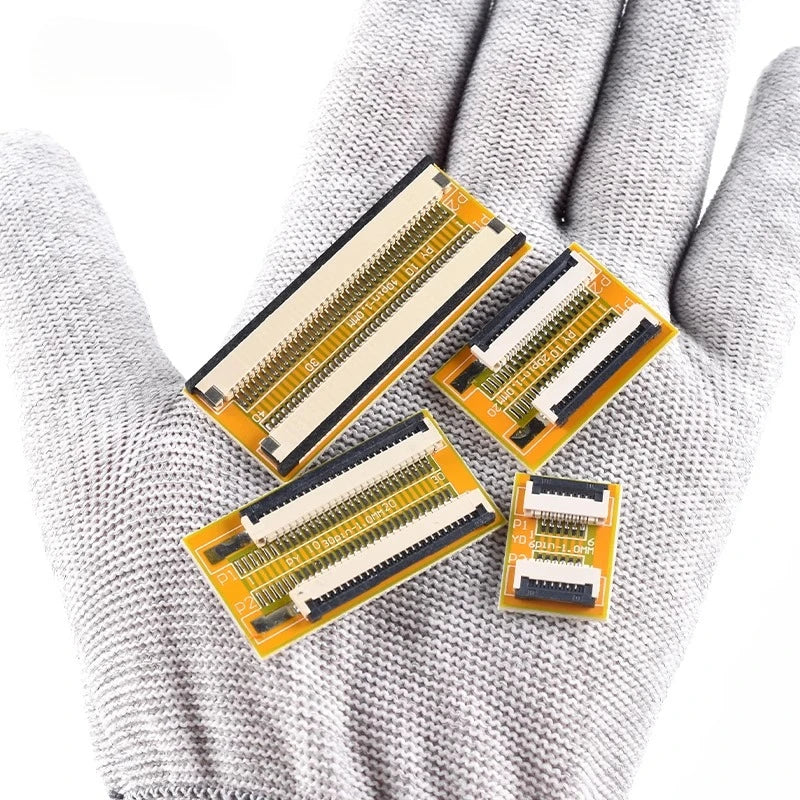 1Pcs FPC FFC Flexible Flat Cable Extension Board/Terminal Board Adapter 1.0mm Spacing 4 5 6 8 10 12 14 15 16 22~60 Pin Connector