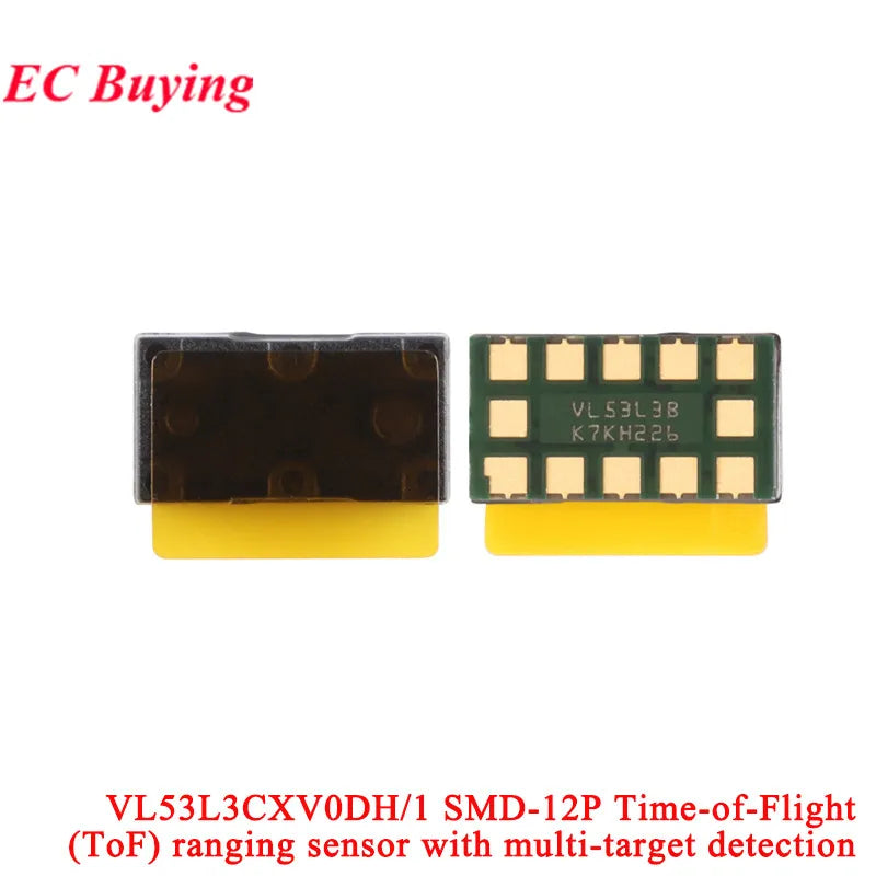 1-10Pcs VL53L0X V2 VL53L1X VL53L3CX VL53L4CD VL6180X  VL53L8CX VL53L7CX Time-of-Flight ToF Laser Ranging Sensor Module IIC