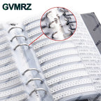 Resistor Kit SMD Book  Resistor Assortment Kit 0201 0402 0603 0805 1206 1% FR-07 170 Values 0R-10M Smd DIY Sample Book