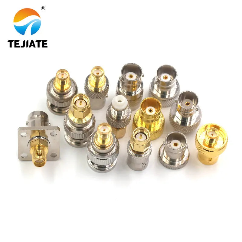 1PCS SMA to BNC Female and Male Adapter All copper Walie-talkie Antenna Connector
