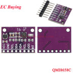 QMI8658 QMI8658A QMI8658C 6-axis Motion Sensor Module 3-axis Gyroscope/Accelerometer BMI160 6DFO Replaces MPU6050