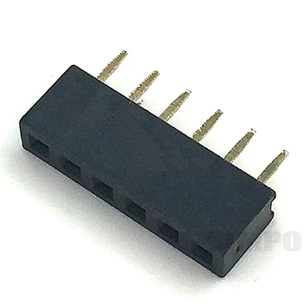 20PCS 2.0mm Single Row PH4.3/6.35mm 2/3/4/5/6/7/8/9/10/12/13/15/16/20/40P Straight PCB Connector Female Pin Header Strip Socket