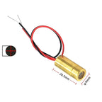 1/3/5pcs 650nm Laser Diode 5mW Laser Head 9mm 3V Red Point / Line / Cross Copper Head Lasers Cross Diode Module Industrial Class