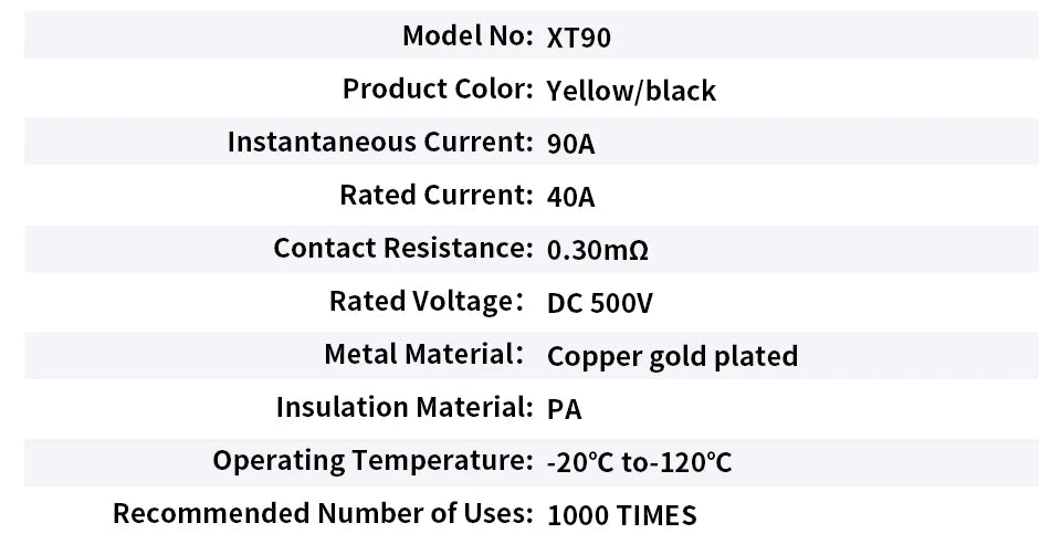 OMCH XT90 Male Female Plug Battery Connector With Silicone Flexible Wire 10AWG For RC Airplane Lipo Battery Drone Car