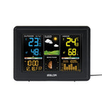 BALDR Wireless Digital Weather Station RCC Atomic Alarm Clock Calendar Temperature Humidity Moon Phase Barometer Forecast Sensor