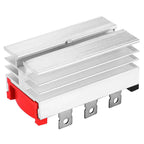 2pcs Bridges Rectifier Metal 3 Phase Full Bridges Diode Dc To Ac-Power Rectifier For Industrialised Remote Control Systems Power