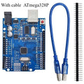UNO R3 ATmega328P CH340G w/ Pin Header & USB Cable for Arduino ESP8266 Raspberry Pi STM32 Mega 2560 Pro Mini DIY Starter Kit