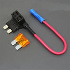 BEECHIP 12V Fuse Holder Add-a-circuit TAP Adapter Micro2 Mini Small Standard ATM APM Blade Auto Fuse  with 10A Blade Car Fuse
