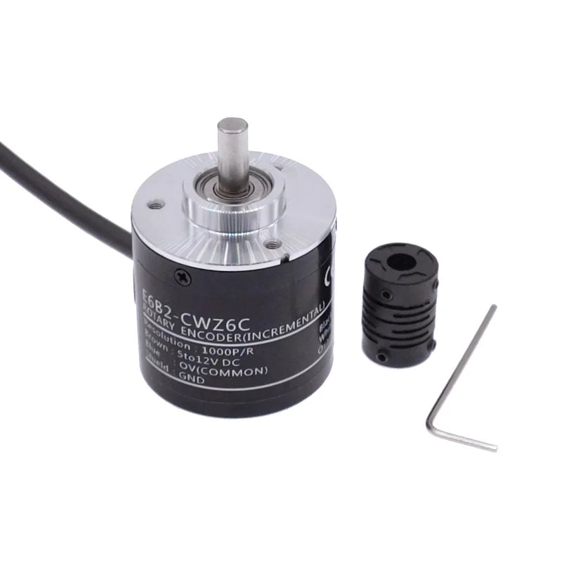 E6B2CWZ6C Rotary Encoder E6B2-CWZ6C 10 20 30 40 50 60 100 600 720 1024 1200P/R 5-24V DC NPN Output Rotary Switch With 2m Line