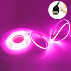 USB COB Lamp Strip DC5V 320LEDs/M White/Red/Pink/Ice Blue/Yellow Cabinet Light Lamp TV Backlight Flexible Ribbon Rope LED Strip