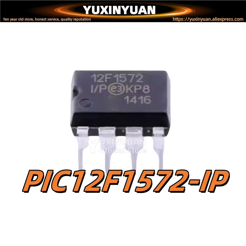 1PCs/Lot  New PIC12F1572  519  609  617  683  609  1552  15214  18313  15313-IP DIP Microcontroller single-chip microcomputer
