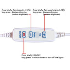 1PCS DC3V-5V Dimmable 5730 SMD LED Lamp 1W 2W 3W 4W 5W 10W LED Light Beads White Warm White With Light Adjust Switch.