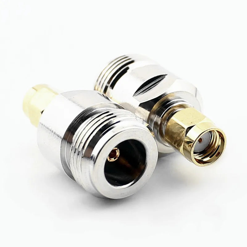 Connector N Female to SMA Female Jack / SMA Male Plug / RP-SMA Female / RP-SMA Male Straight RF Connector Adapter