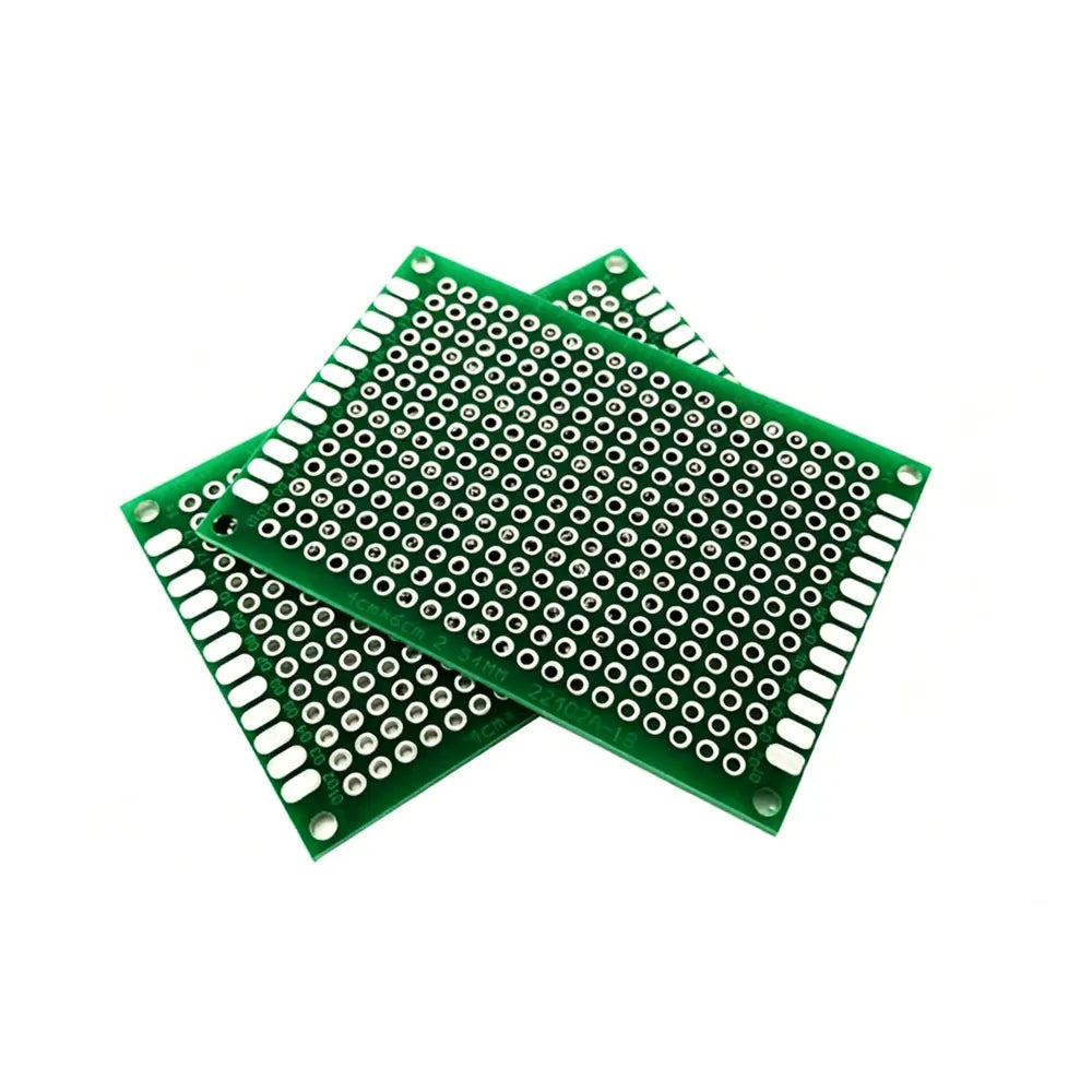 2x8cm 3x7cm 4x6cm 5x7cm 6x8cm 7x9 8x12 9x15cm 10*15CM Green PCB Dual Panel Board DIY Universal Prototype Board Protoboard Kit