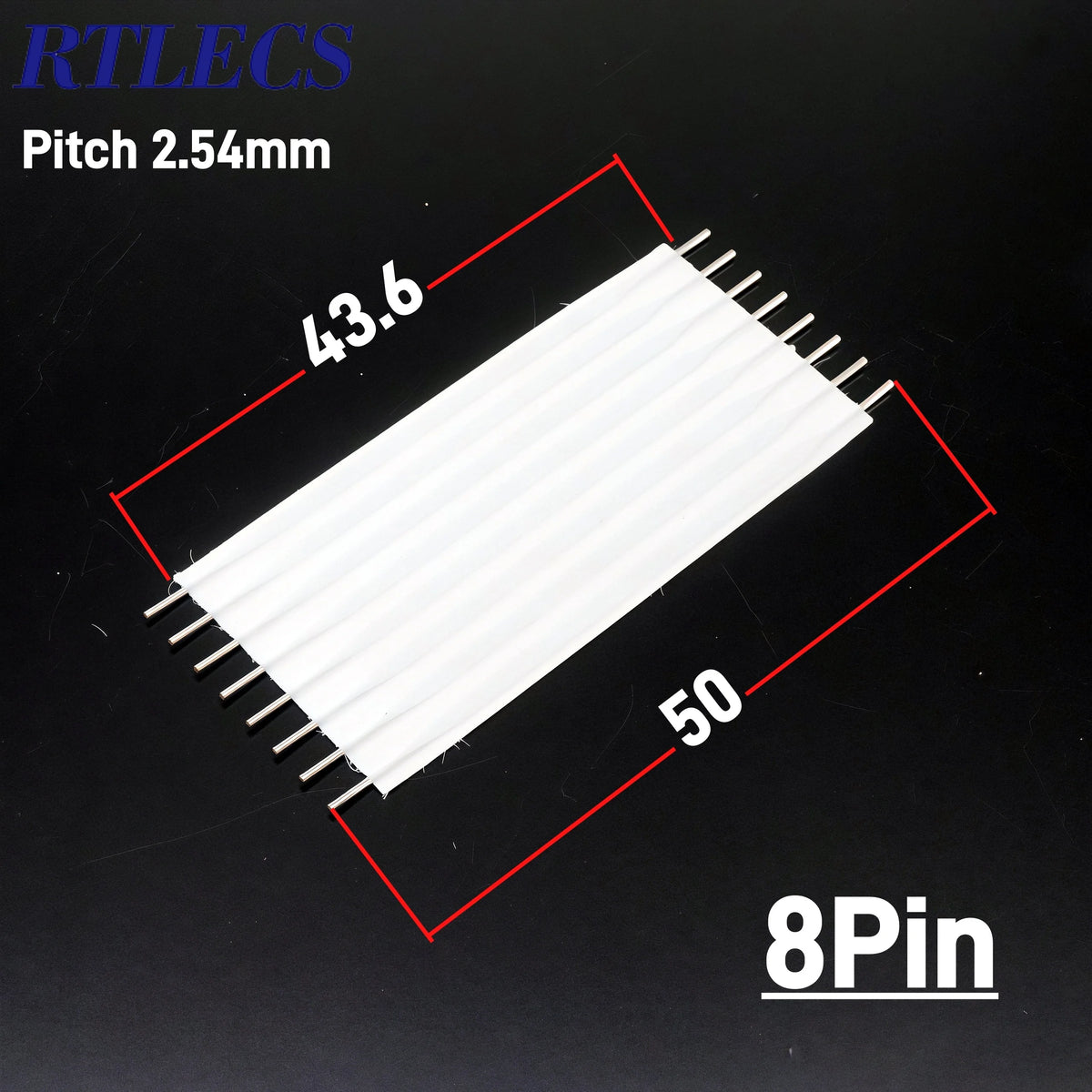 1.0 2.54 MM FPC FFC Flexstrip Cable Jumper 8 10 12 13 24 Pin JSN-2.54 Solder PCB Through Hole Nomex Insulator 24 AWG 3.0A