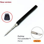 DC12~24V T12 OLED 72W Mini Electric Soldering Iron Adjustable Temperature Portable Solder Welding Station BC2 Tip Tool Not SH72
