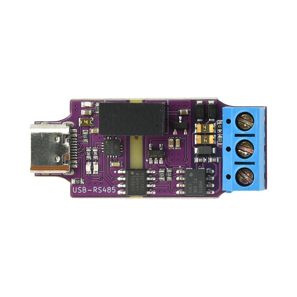 USB to RS485 Isolated Serial Port Module Fully Isolated Power Communication High Speed 2Mbps Transmission Type C Interface