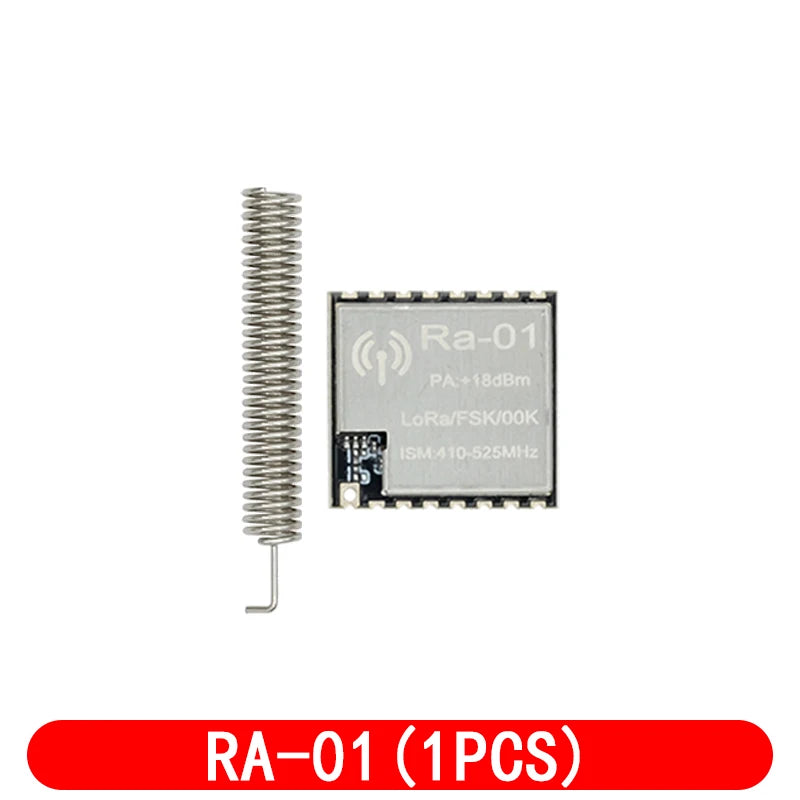 1~10PCS RA-01 RA-02 LoRa SX1278 433Mhz Wireless Spread Spectrum Transmission Module Most Distant 10KM For arduino