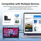 5 Inch HDMI LCD Display 800*480 Capacitive Touch Screen for Raspberry Pi 5 4B 3B 2B B+ B 3A+ A+ Zero W Zero