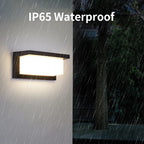 LED Outdoor Wall Lamp Waterproof IP65 Radar Sensor Ligthing Surface Mounted Porch Lights Balcony Garden 12W 18W 30W Sconce