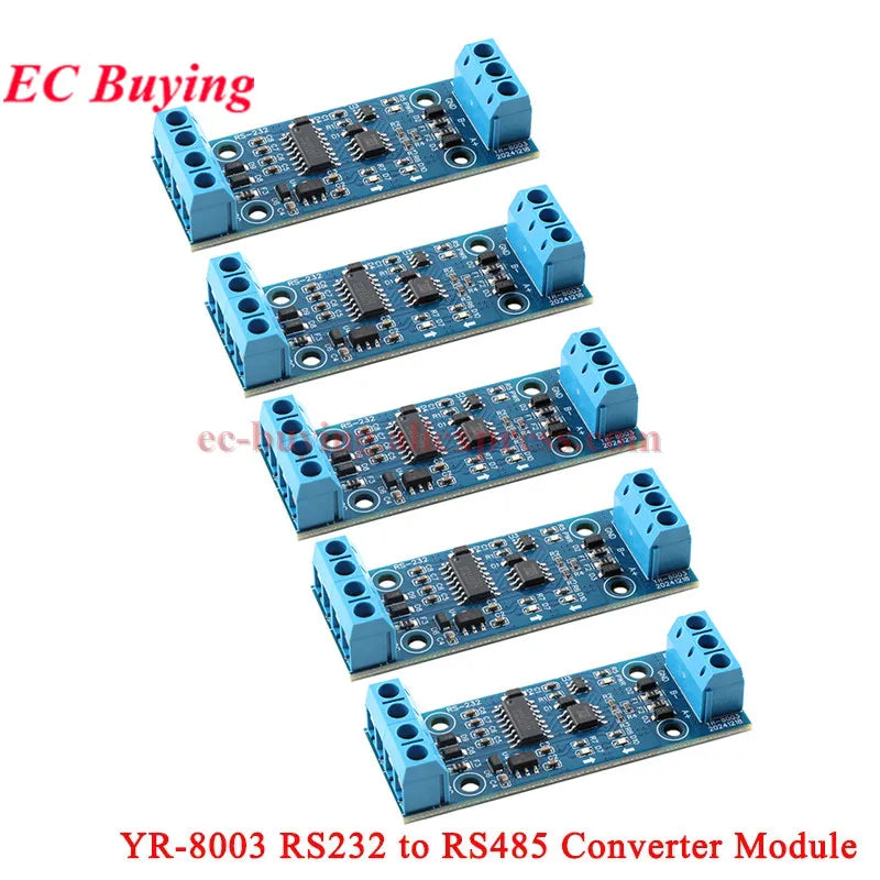 5pcs/1pc RS232 to RS485 Bidirectional Converter RS-232 Turn 485 Level Communication Protocol Serial Port Conversion Board Module