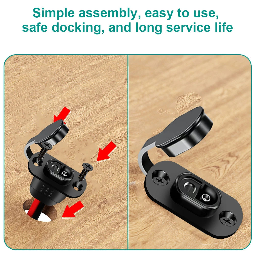 12-36V SAE Quick Connector Harness 12AWG 30CM Waterproof SAE Extension Cord Sidewall Port Male Plug to Female Socket for Charger