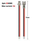 SM JST Connector Cable 22 20AWG Male Female 2/3/4/5/6Pin 12V LED Connectors For Pixel WS2812B RGB LED Strip Light Lamp Driver