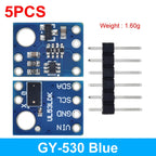 1/5PCS VL53L0X Time-of-Flight (ToF) Laser Ranging Sensor Breakout 940nm GY-VL53L0XV2 Laser Distance Module I2C IIC 3.3V/5V