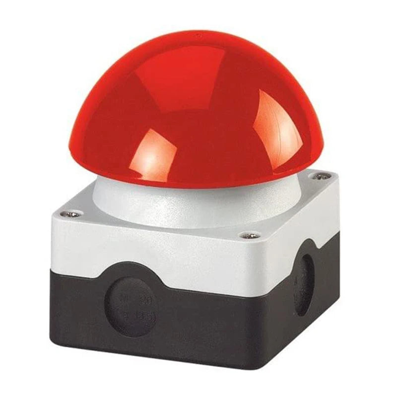 Foot Palm Switch FAK-R/KC11/I Mushroom Push Button Switch Emergency Stop Pedal Switch Manual Foot Switch 1NO+1NC