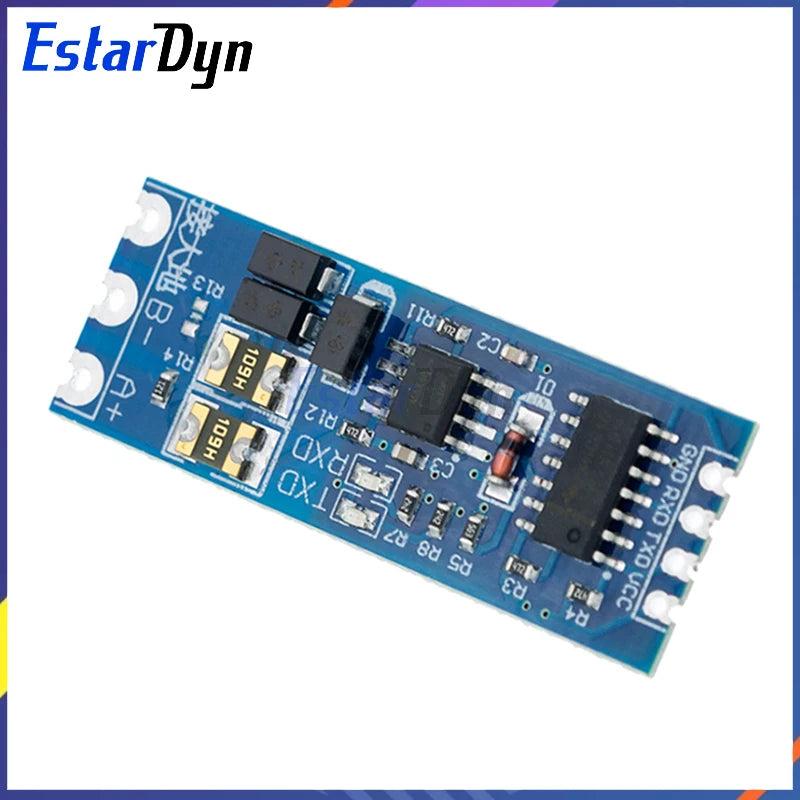 Industrial TTL to RS485 Converter Auto Flow Control Module UART Level Shifter 3.3V/5V Dual Power Stable Signal Conversion