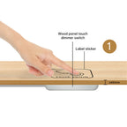 5V 12V 24V LED Dimmable Touch Sensor Switch Penetrating Wood Panel Smart Home Customized Dimmer for Lighting Control