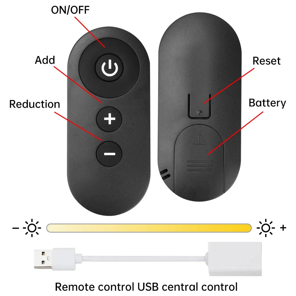 DC 5V USB RF Remote Switch Wireless LED Strip Dimmer Fan Speed Controller Module for Cabinet Night Lights DIY Lighting Control