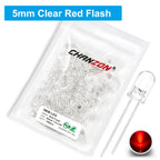 100Pcs 3mm 5mm Led Diode Flashing White Red Green Blue Yellow RGB Fast Slow Flash Diffused Clear Color Changing Light Emitting