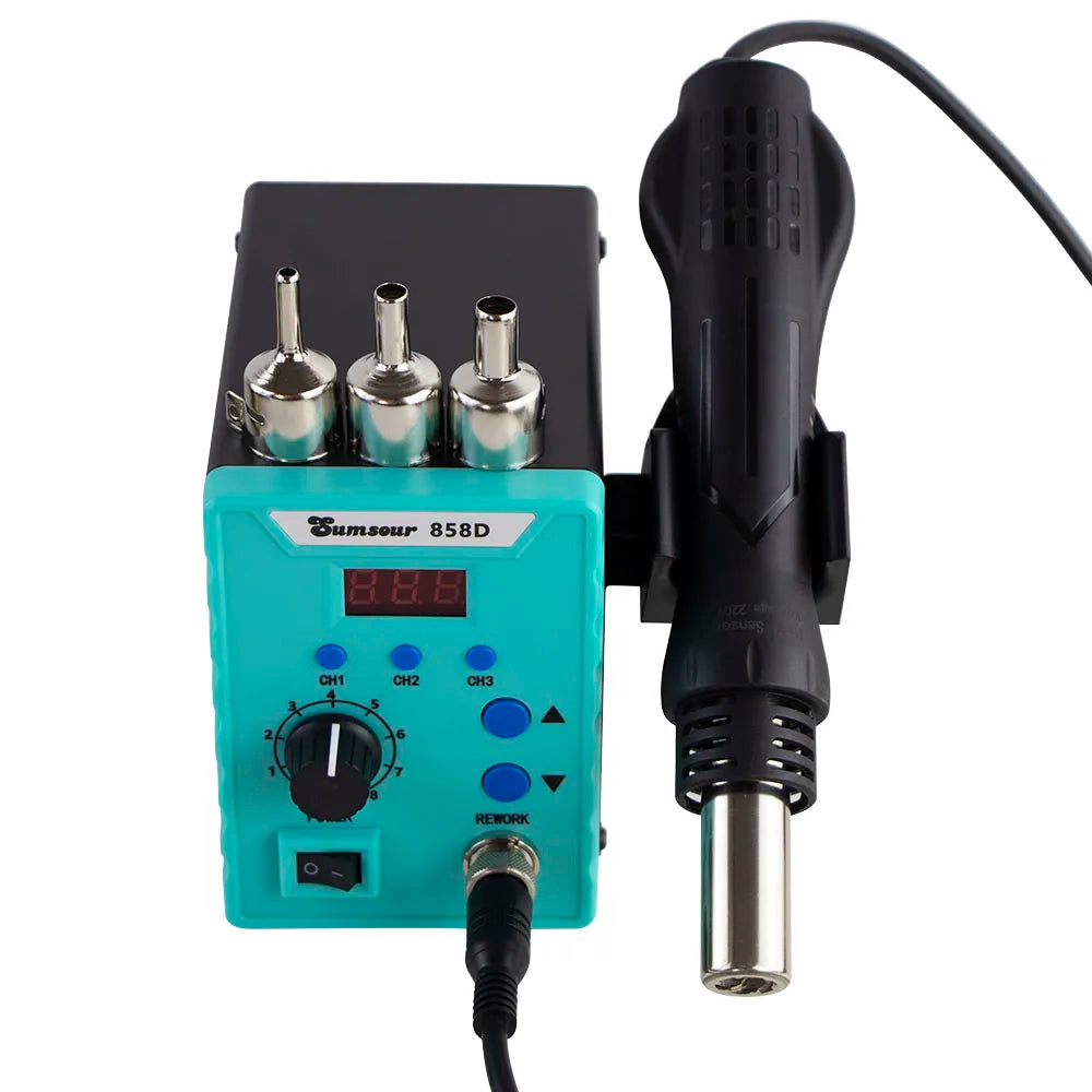 Hot Air Gun 858D BGA Rework Solder Station Heat Gun 220V 700W Hair Dryer For Soldering SMD SMT Welding Repair Tool