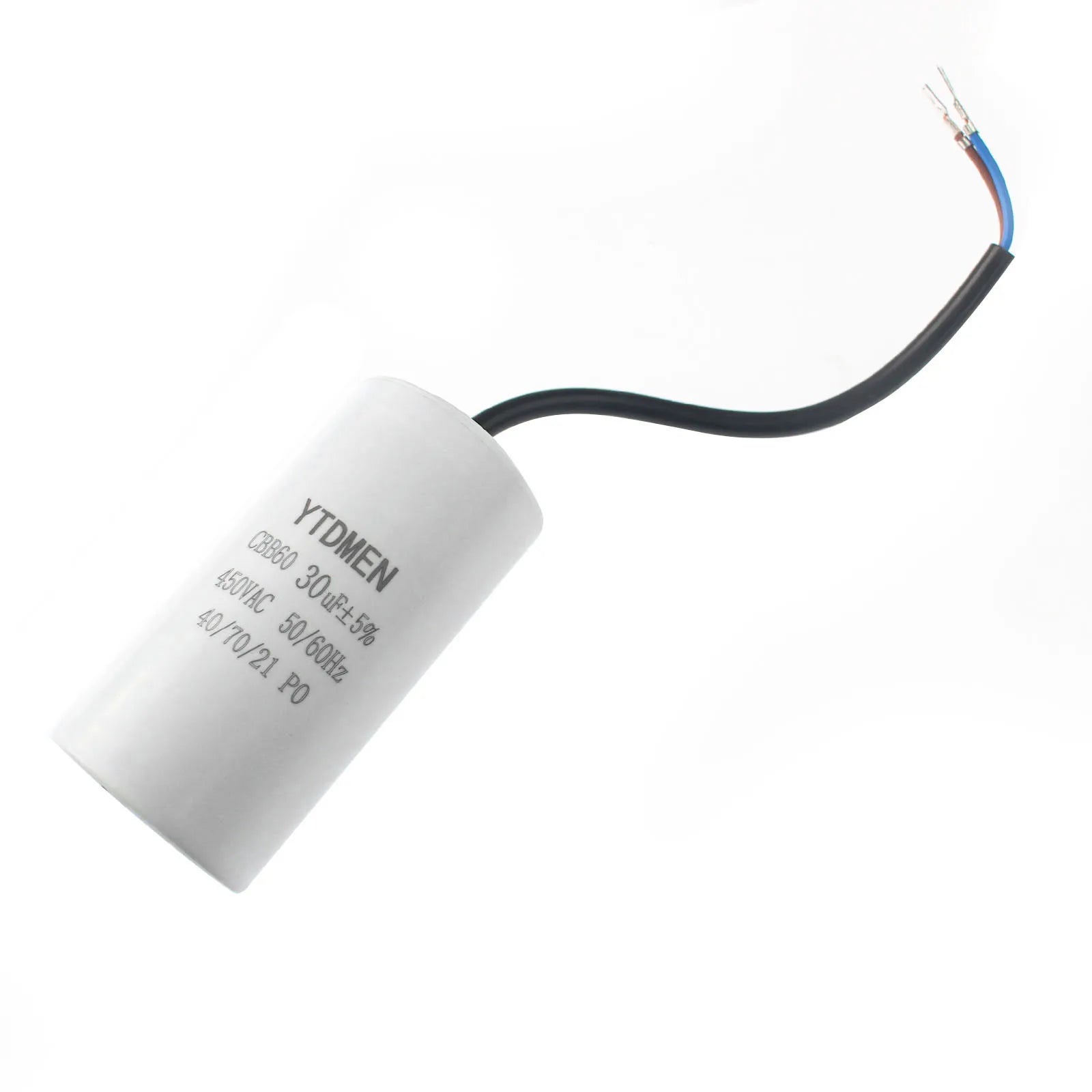 1PCS CBB60 Motor Run Capacitor 450V AC Starting Capacitors 5% 4UF 8UF 10UF 16UF 25UF 30UF 60UF for Washing Machine, Water Pump