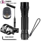 Zoomable LED Infrared Tactical Flashlight Night Vision Rechargeable Waterproof Hunting Torch 850nm/940nm IR Flashlight