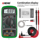 ANENG AN8205C Volt Ohm Multimetro Tester Meter With Thermocouple LCD Backlight Portable Digital Multimeter AC/DC Ammeter