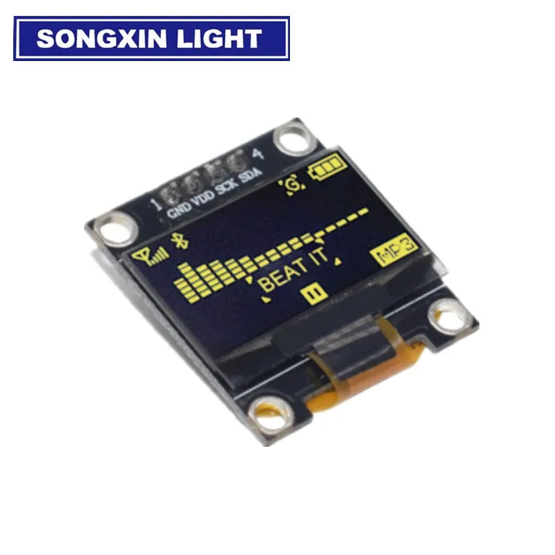 New product 0.96 inch OLED IIC White/YELLOW BLUE/BLUE 12864 OLED Display Module I2C SSD1306 LCD Screen Board for Arduino