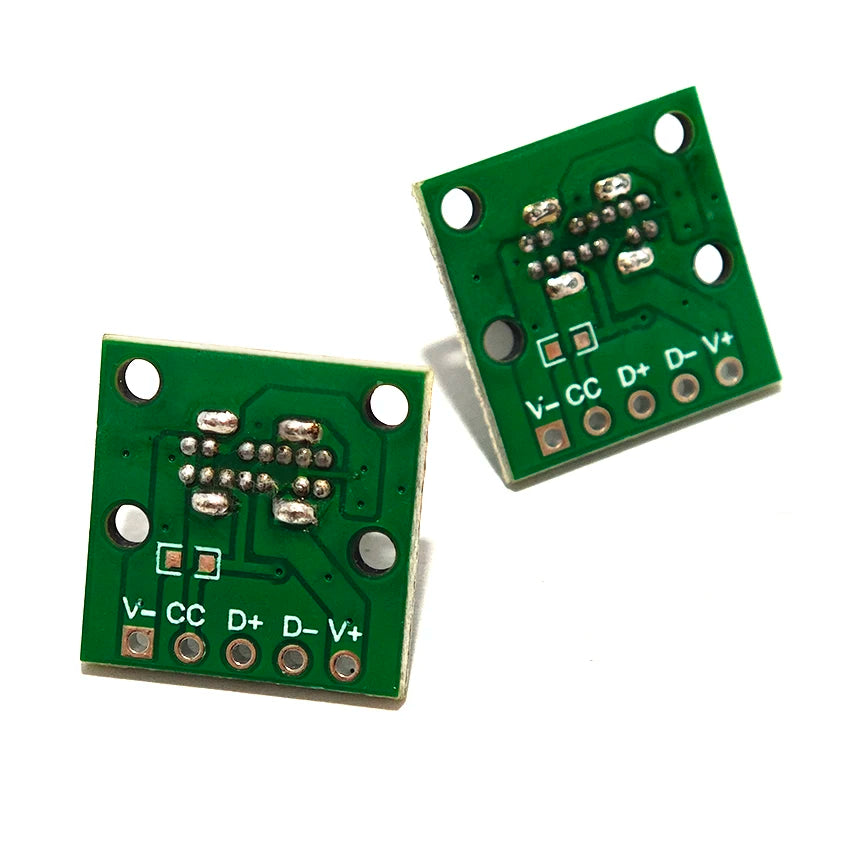 Vertical USB Type C Female Socket Patch Board 14P to 2.54 5P Circuit Board Data Test Board Type-c Usb C Connector