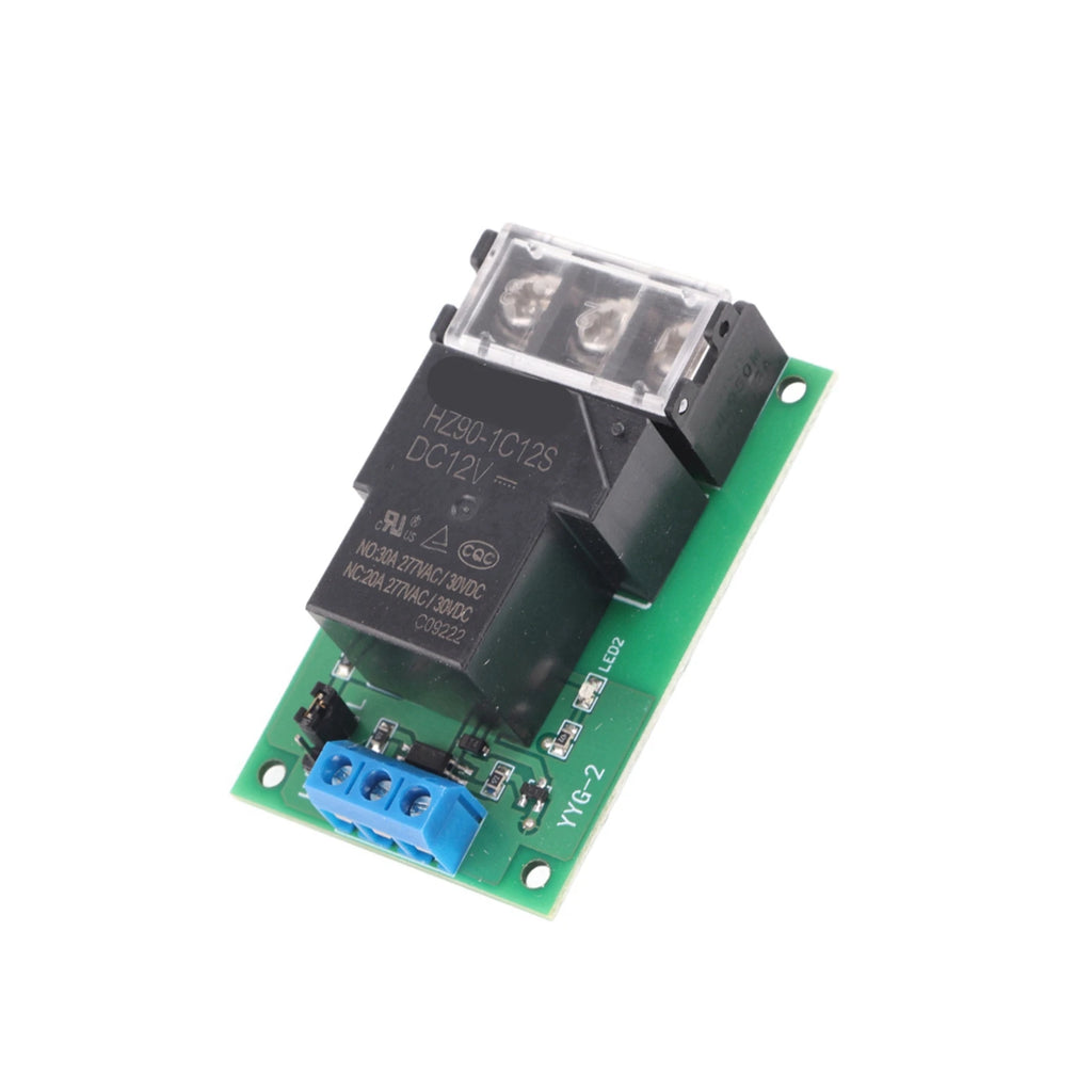 30A YYG-2 DC 5V/12V/24V Relay Module High Power One Way High/Low Level Trigger Optocoupler Isolation Relay Module
