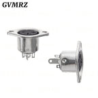 2PCS/lot 3/4/5/6/7/8PIN Panel Mount Male Female Jack DIN Adapter MIDI Cable Connector 3P 4P 5P 6P