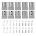 morning 10Pcs for Anderson Style Plug Connectors DC Power Tool 50A 12-24V 6AWG Double Pole with Copper Contact Power Connectors