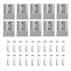 morning 10Pcs for Anderson Style Plug Connectors DC Power Tool 50A 12-24V 6AWG Double Pole with Copper Contact Power Connectors