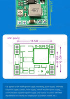 1PCS DC-DC 3A 5A Adjustable Step-down Power Module Board Voltage Stabilizing Aircraft Model MP1584EN 24V 12V 9V To 5V