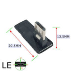 90 Degree USB Left Right Up Angled Micro 5pin Female to Micro USB Male Data Adapter to Mini USB Plug Plug Micro USB