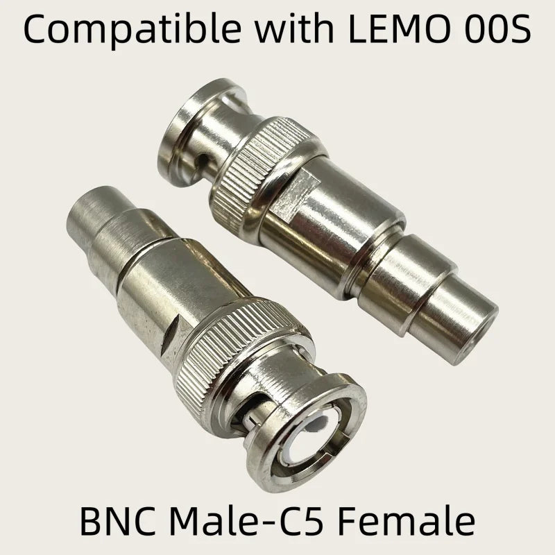 1PCS/LOT Compatible with (LEMO00) to BNC Adapter Q9 BNC-C5 C9 Ultrasonic Signal Conversion Connector Flaw Detector