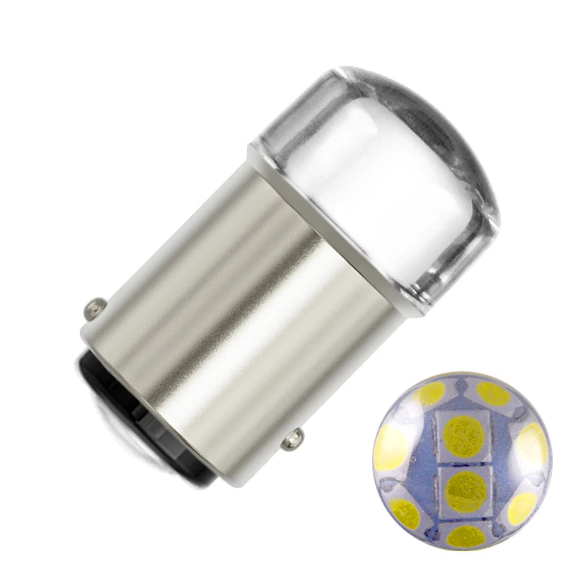 100PCS P21W P21 1156 BA15S 9 Led 3030 SMD Car Signal Lamp R5W R10W Auto DC 12V 24V