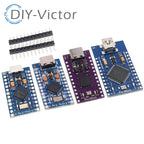 New Pro Micro 3.3V 8Mhz For Arduino ATmega32U4 5V/16MHz Module With 2 Row Pin Header For Leonardo